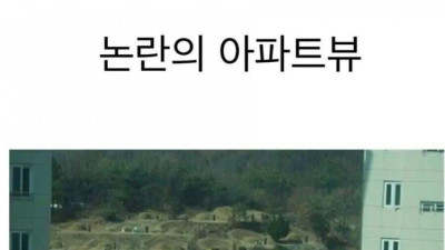대한민국 논란의 아파트뷰