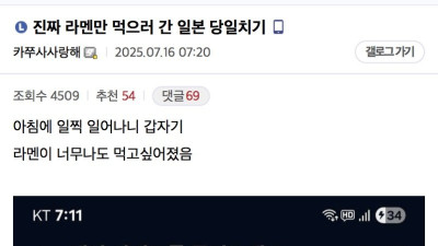 어느 디시인의 일본 당일치기 후기