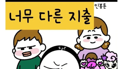 아들과 딸의 너무 다른 카드내역 지출