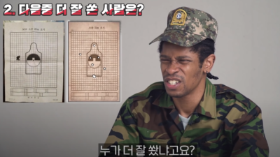 다음 중 총을 더 잘 쏜 사람은?