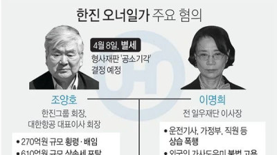 대한항공 오너일가들중 성격이 가장 끝판왕인 사람 