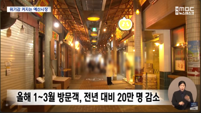 현재 제대로 ㅈ된거 같은 예산 시장 방문객 수 근황
