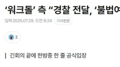 최근 난리났던 워크돌 가리봉동 중국인 사건 근황